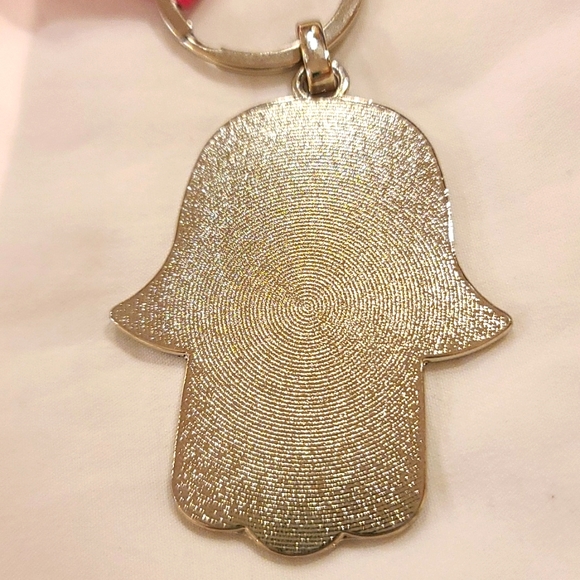 Hasma Evil Eye Protection HAND OF MARY/FATIMA Key charm chain - Picture 6 of 8